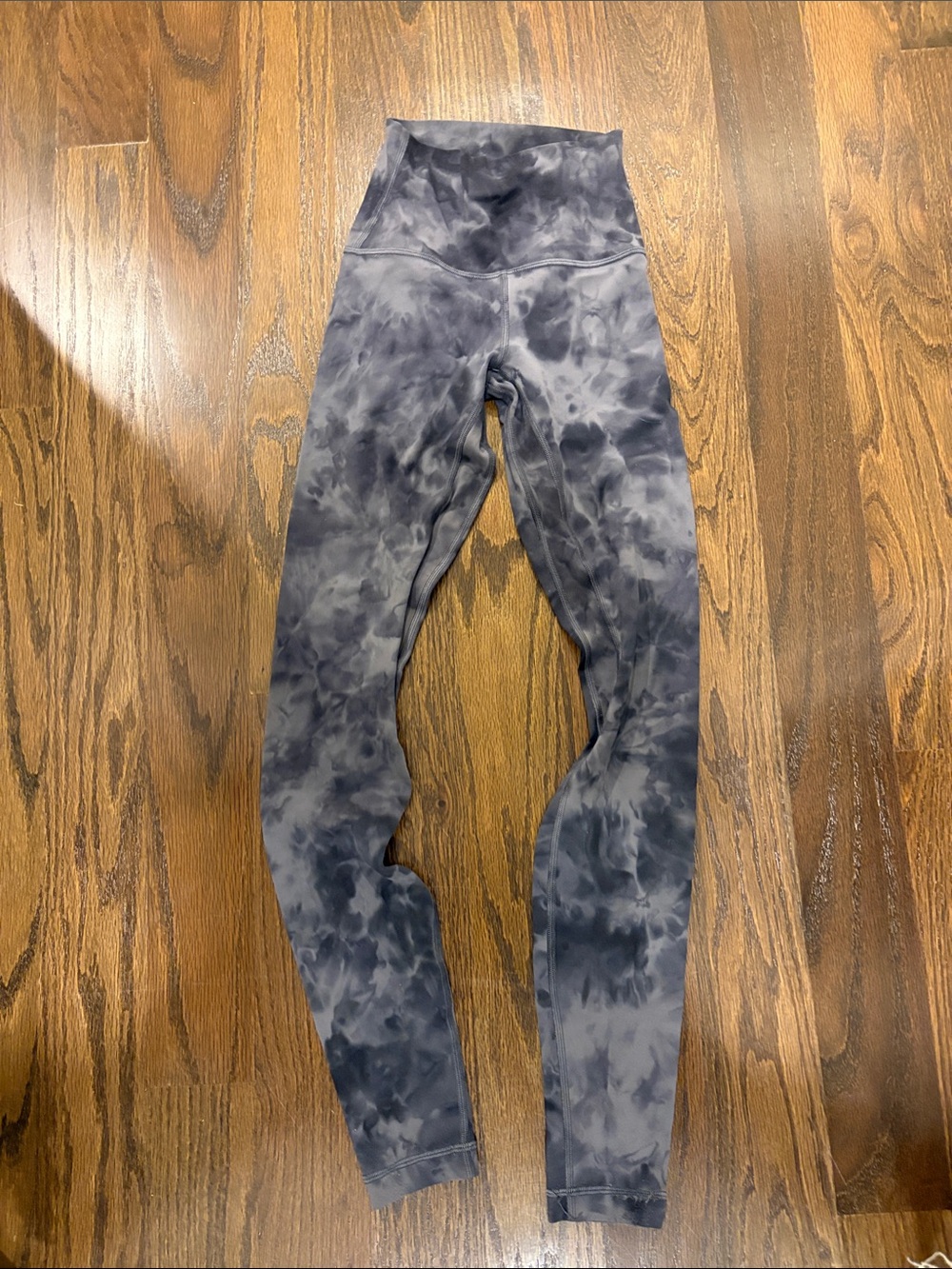 lululemon athletica Girls' Tie-Dye High-Waist Leggings - Gray/Black